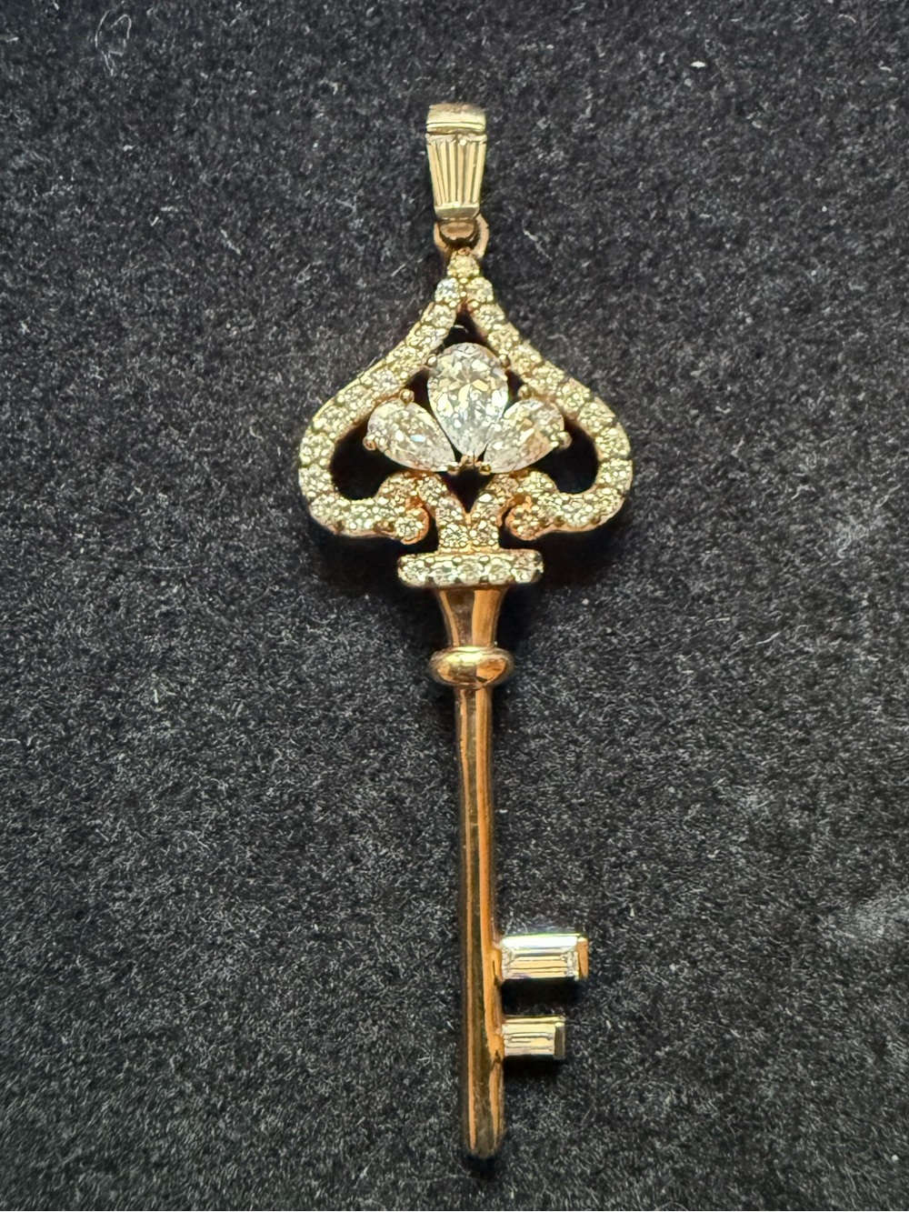 Victoria Wieck Key Pendant Rose gold plated 925 Sterling